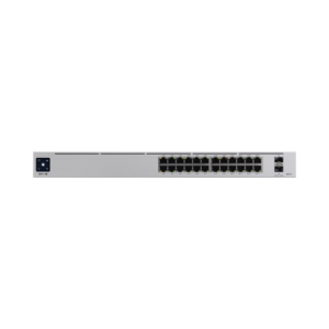 UniFi Switch USW-Pro-24-POE Gen2 con funciones capa 3 de 24 Ptos PoE 802.3at/bt + 2 Ptos 1/10G SFP+ 400W pantalla informativa