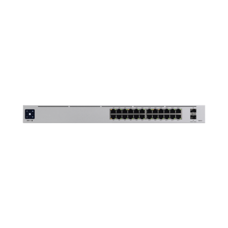 UniFi Switch USW-Pro-24-POE Gen2 con funciones capa 3 de 24 Ptos PoE 802.3at/bt + 2 Ptos 1/10G SFP+ 400W pantalla informativa
