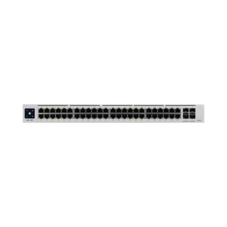 UniFi Switch USW-Pro-48-POE Gen2 Capa 3 de 48 Ptos PoE 802.3at/bt + 4 Ptos 1/10G SFP+ 600W pantalla informativa
