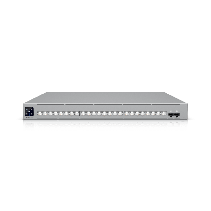UniFi Switch USW-Pro-XG-24 / Capa 3 / 24 Ptos16 a10 GbE 8 a25 GbE + 2 Ptos SFP28 25 G