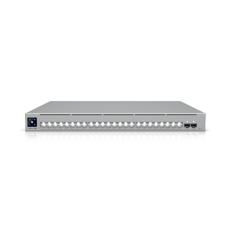 UniFi Switch USW-Pro-XG-24-PoE / Capa 3 / 24 Ptos PoE+++ 16 a10 GbE 8 a25 GbE + 2 Ptos SFP28 25 G / 720 W PoE total