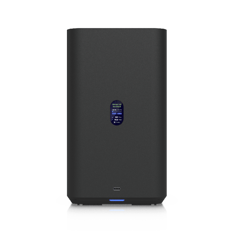 UniFi UNAS-2 Almacenamiento en Red NAS Compacto con 2 Bahias HDD de 3.5â€ Puerto de Red 2.5 GbE Conectividad USB-C y Adaptador 