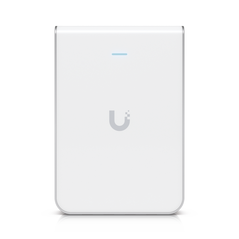 Access Point UniFi U6 In Wall/Montaje p/pared WIFI 6 2.4 Y 5 Ghz hasta 5.3 Gbps 1 pto PoE In 4 ptos secundarios 1 PoE Out