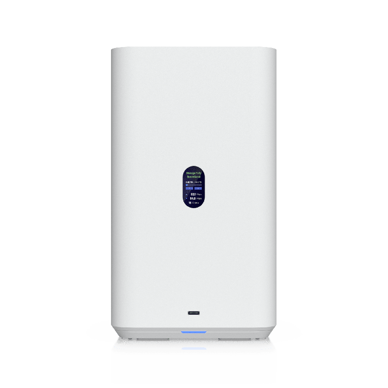 UniFi UNAS-2 Almacenamiento en Red NAS Compacto con 2 Bahias HDD de 3.5â€ Puerto de Red 2.5 GbE Conectividad USB-C y Adaptador 