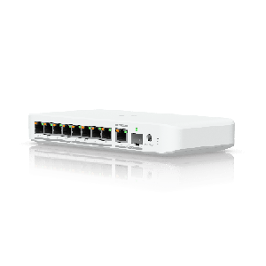 USW Flex 2.5G PoE Switch de 8 Ptos 2.5GbE PoE++ con un Puerto de Enlace Ascendente Combinado RJ45/SFP+ de 10 GbE No incluye Adap
