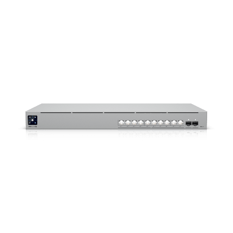 USW Pro XG 10 PoE Switch PoE+++ Capa 3 Etherlightingde 10 Ptos 10GbE Todos PoE+++ y 2 Ptos SFP+ con Disponibilidad PoE de 400W