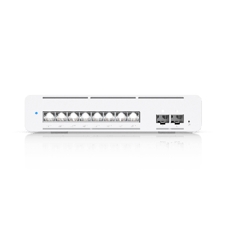 USW Pro XG 8 PoE Switch PoE++ Capa 3 Etherlightingde 8 Ptos 10GbE Todos PoE++ y 2 Ptos SFP+ con Disponibilidad PoE de 155W
