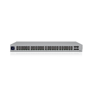 USW-48 Switch Layer 2 de 48 Ptos GbE + 4 Ptos SFP con Diseño Fanless Funcionamiento Totalmente Silencioso