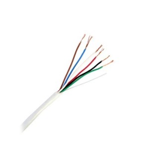 Bobina de 305 Metros (1000 Pies / 6 x 22 AWG / Cable de Cobre / Tipo CMR / Para Interior / Para Aplicaciones de Control de Acces