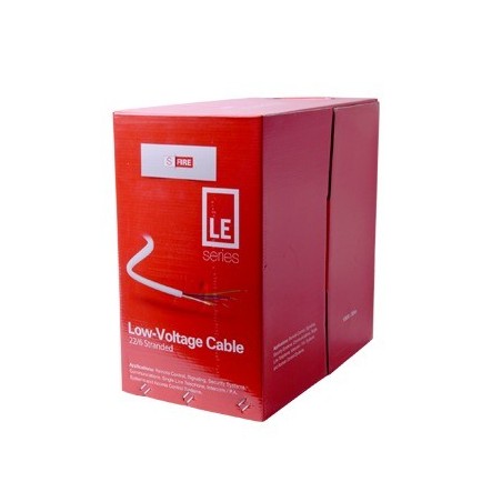 Bobina de 305 Metros (1000 Pies / Cable de CCA / 6 x 22 AWG / Tipo Aluminio Revestido de Cobre / Aplicaciones en Control de Acce