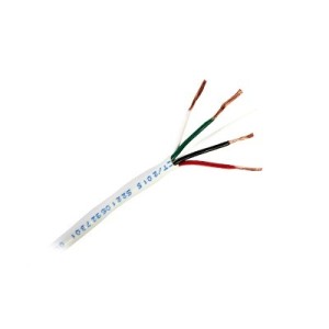 Bobina de 305 Metros (1000 Pies / Cable de Cobre / 4 X 18 AWG / Tipo Alarmas UL / Para Interior /  Gris / Para Aplicaciones de A