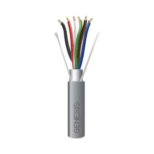 Bobina de 305 Metros (1000 Pies de Cable  6 x 22 AWG / Blindado / Plenum de  Gris / Aplicaciones de Audio, Seguridad y Control