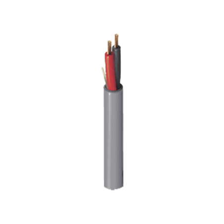 Bobina de 305 Metros (1000 Pies de Cable / 2 x 16 AWG /  Gris / Para Aplicaciones Multi Proposito, Seguridad, Control de Acceso,