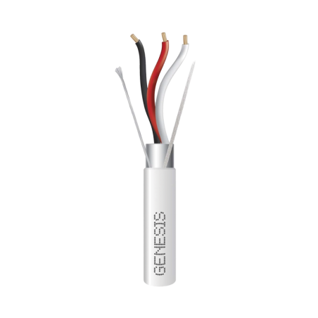 Bobina de 305 Metros (1000 Pies de Cable 3 x 18 AWG / Plenum / BLINDADO / Tipo FPLP, CMP, CL3P /  Natural / Para Aplicaciones en