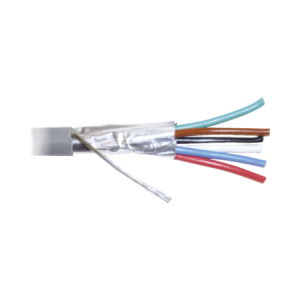 Bobina de 305 Metros (1000 Pies de Cable 8 Conductores, 22 AWG, Tipo CMR, de  Gris para Aplicaciones en Alarmas de Intrusion /Co
