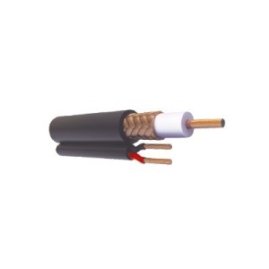 Bobina de 305 Metros (1000 Pies de Cable RG59 Siames, Malla de Cobre y Aluminio, CCA, Hecho en Mexico, Optimizado para HD, Para 