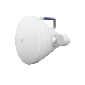 Antena Sectorial 30° tipo Horn Multipunto 19.5 dBi. Rango extendido 5.15 - 6.875 GHz. Alto aislamiento al ruido. Compatible solo