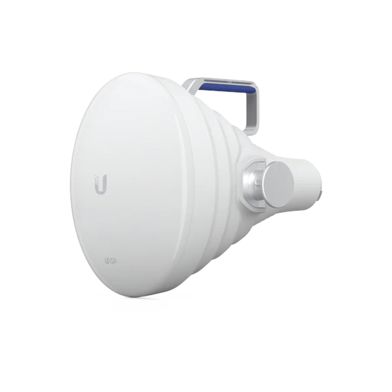Antena Sectorial 30° tipo Horn Multipunto 19.5 dBi. Rango extendido 5.15 - 6.875 GHz. Alto aislamiento al ruido. Compatible solo