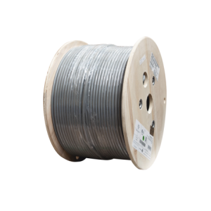 Bobina de Cable Blindado F/UTP de 4 Pares, Z-MAX, Cat6A, Soporte de Aplicaciones 10GBase-T, CM,  Gris, 305 Metros (1000 Pies