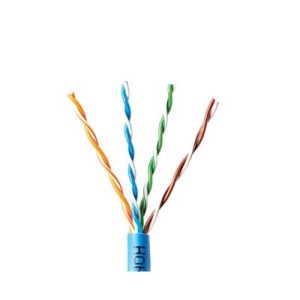Bobina de Cable de 305 Metros (1000 Pies / UTP Cat6 /  Azul / UL, CMR, SPNLS / Probado a 350 Mhz / Para Aplicaciones de CCTV, Re