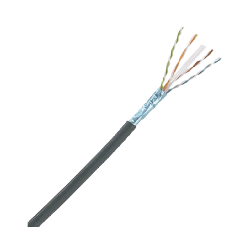 Bobina de Cable Planta Externa con Gel, de 4 Pares, Cat6A, UTP,  Negro, 305 Metros (1000 Pies