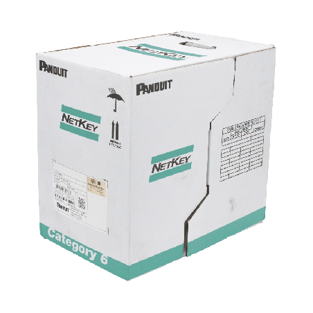 Bobina de Cable UTP 305 Metros (1000 Pies de Cobre, NetKey, Azul, Cat5e (24 AWG, PVC (CM, de 4 Pares
