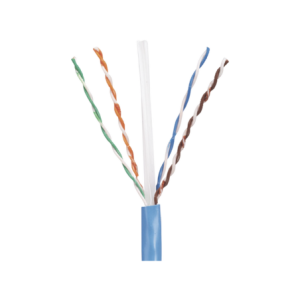 Bobina de Cable UTP 305 Metros (1000 Pies de Cobre, PanNet, Azul, Cat5e (24 AWG, PVC (CM, de 4 Pares