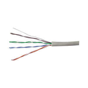 Bobina de Cable UTP 305 Metros (1000 Pies de Cobre, PanNet, Gris, Cat5e (24 AWG, PVC (CM, de 4 Pares