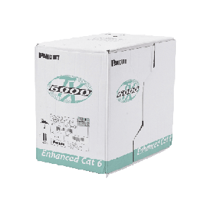 Bobina de Cable UTP 305 Metros (1000 Pies de Cobre, TX6000? PanNet, Reelex, Gris Internacional, Cat6 Mejorado (23 AWG, PVC (CM, 