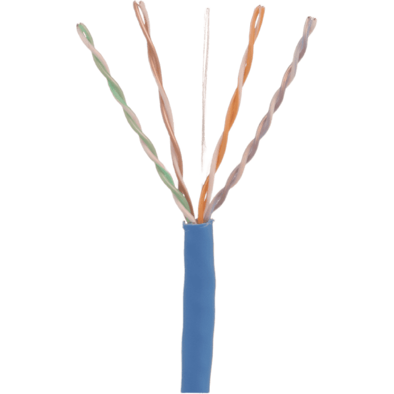 Bobina de Cable UTP 305 Metros (1000 Pies de Cobre, TX6000 PanNet, Azul, Cat6 (24 AWG, CMP (Plenum, de 4 Pares
