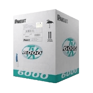 Bobina de Cable UTP 305 Metros (1000 Pies de Cobre, TX6000 PanNet, Reelex, Amarillo, Cat6 Mejorado (23 AWG, PVC (CM, de 4 Pares