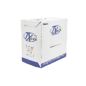 Bobina de Cable UTP de 4 Pares, Cat6 de Rango Extendido, 22 AWG, CMR (Riser,  Azul, 305 m