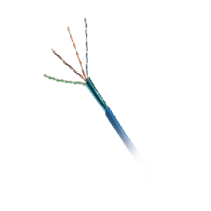 Bobina de Cable UTP de 4 Pares, Cat6A, 23 AWG, CMP (Plenum,  Azul, 305 Metros (1000 Pies