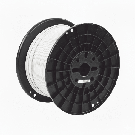 Bobina de Cable UTP de 4 Pares, Cat6A, 23 AWG, CMP (Plenum,  Blanco, 305 Metros (1000 Pies