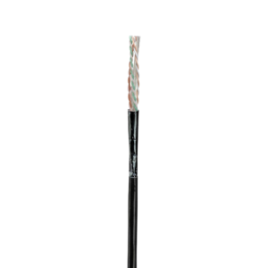 Bobina de Cable UTP de 4 Pares, Con Aislamiento de Fluoropolimero, Cat6A (23 AWG, Uso Interior/Exterior Para Entorno Ambiental d