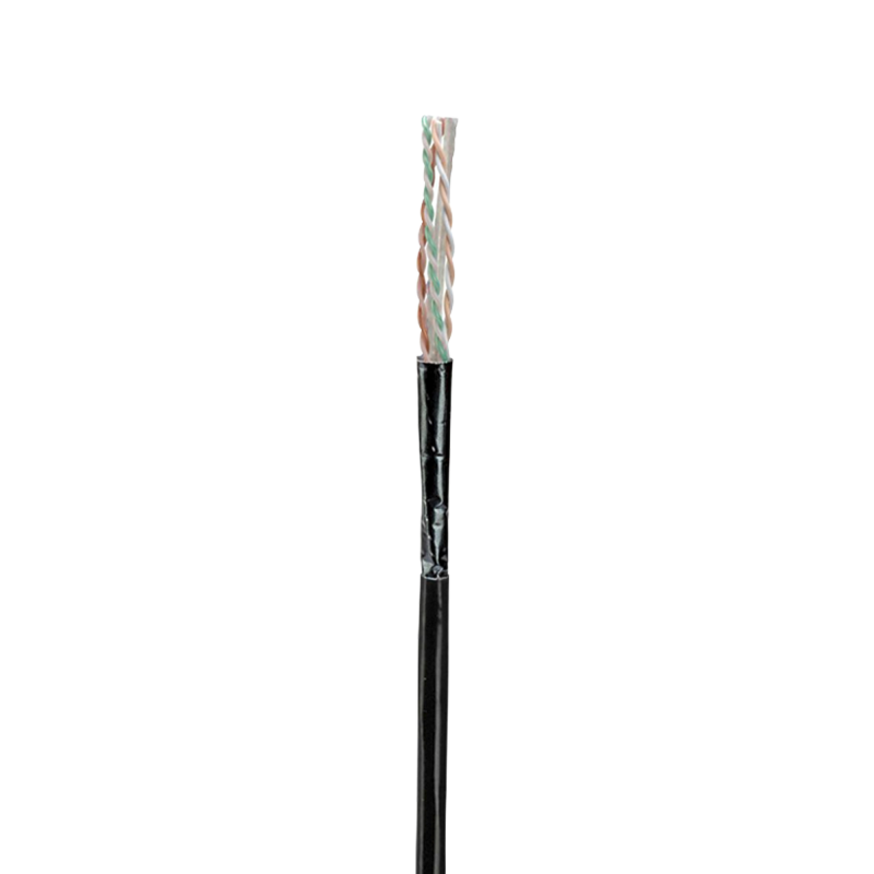 Bobina de Cable UTP de 4 Pares, Con Aislamiento de Fluoropolimero, Cat6A (23 AWG, Uso Interior/Exterior Para Entorno Ambiental d