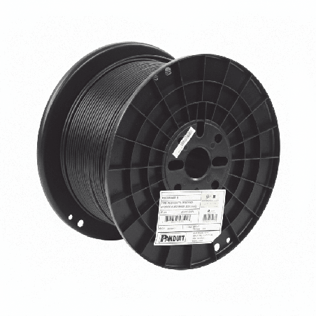 Bobina de Cable UTP de 4 Pares, Vari-MaTriX HD, Cat6A, 23 AWG, CMR (Riser,  Negro, 305 Metros (1000 Pies