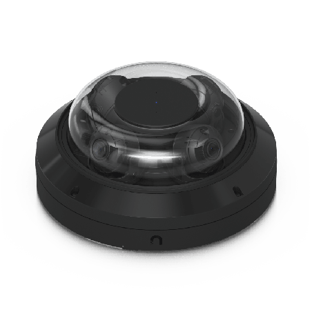 Camara Multisensor AI de 32 MP con 4 Lentes Ajustables Zoom optico 2.33aCobertura IR 360° Motor AI Multi-TOPS y AlimentaciOn PoE