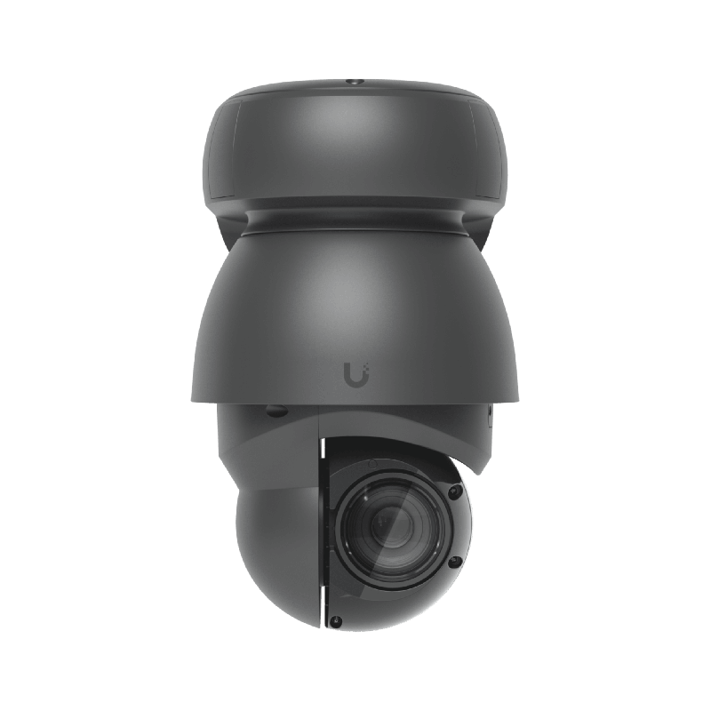 Camara UniFi Protect PTZ AI Industrial Color Negro 4K 8MPX Zoom optico 22x VisiOn Nocturna IR 100 m Reconocimiento Facial y Plac