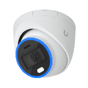 Camara UniFi Protect Turret AI blanca / 4K8MP / Angulo ultra-ancho 109.9 / VisiOn Nocturna IR 40 m / AI Avanzado: Reconocimiento