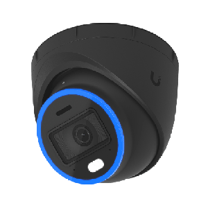 Camara UniFi Protect Turret AI Negra / 4K8MP / Angulo ultra-ancho 109.9 / VisiOn Nocturna IR 40 m / AI Avanzado: Reconocimiento 