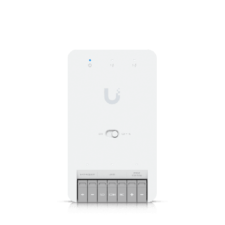 Centro de Control de Acceso Compacto Ubiquiti UniFi / Terminal de Bloqueo 12V / Entradas Adicionales Sensor y BotOn / Alimentaci